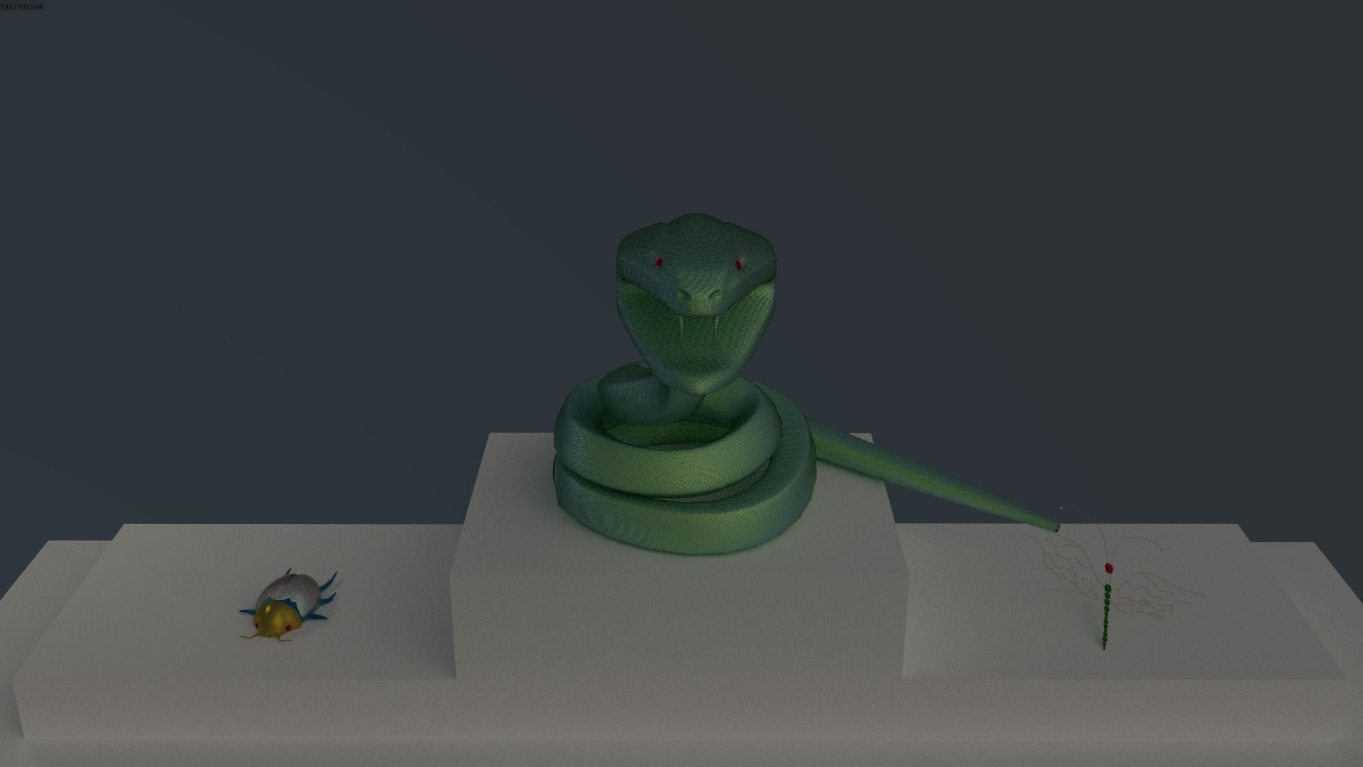 Precious creatures Free 3D model_0