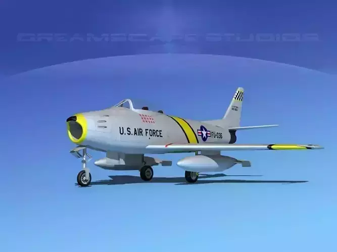 North American F-86 Sabre Jet V02 USAF