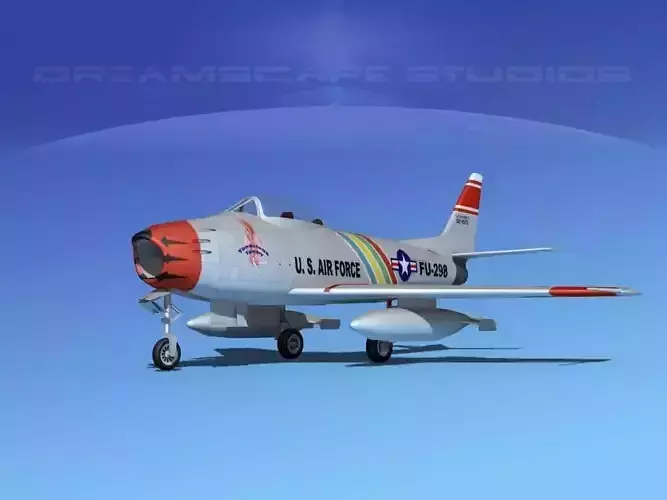 North American F-86 Sabre Jet V04 USAF