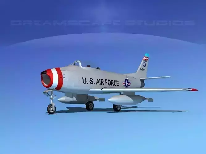 North American F-86 Sabre Jet V08 Ma ANG