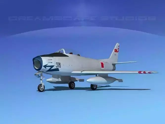 North American F-86 Sabre Jet V17 Turkey