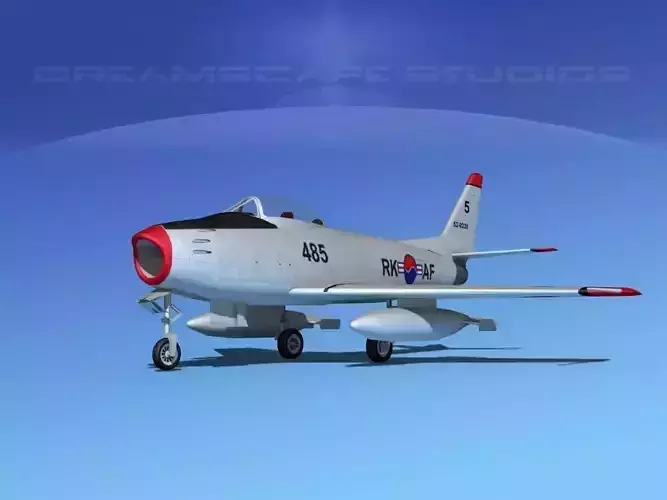 North American F-86 Sabre Jet V19 RKAF