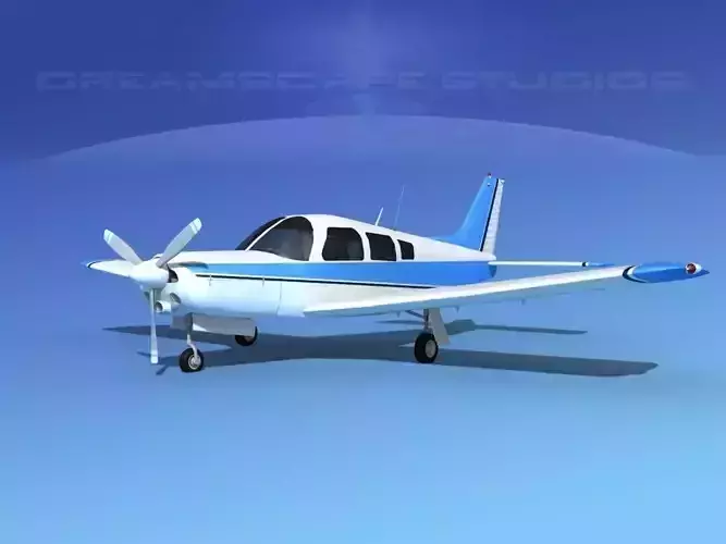 Piper Turbo Arrow 240 V04 3D model