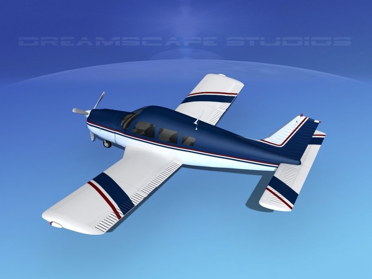 Piper Turbo Arrow 240 V13 3D model_8