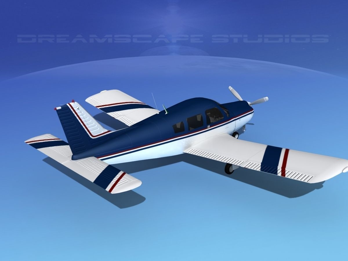 Piper Turbo Arrow 240 V13 3D model_5