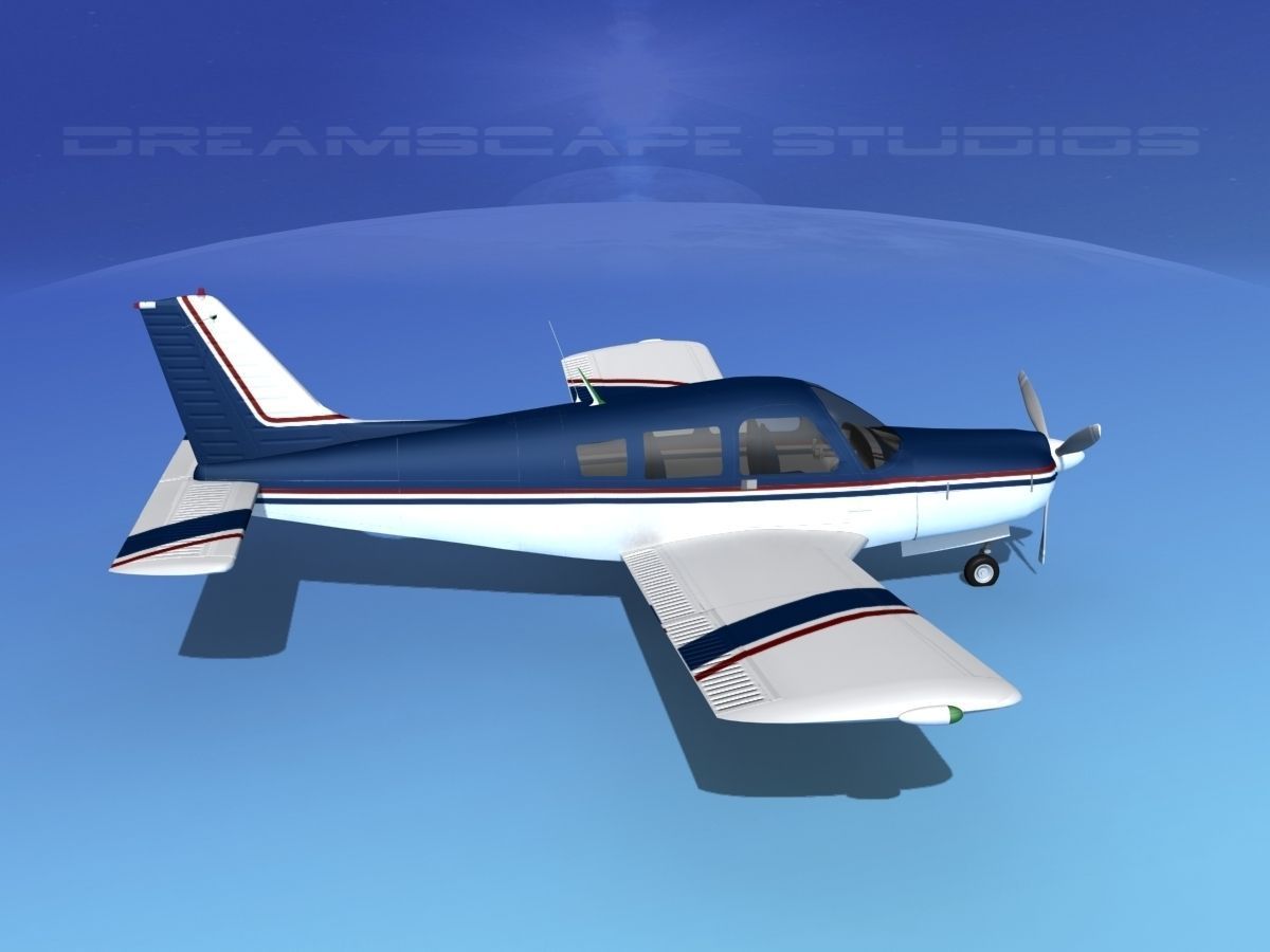 Piper Turbo Arrow 240 V13 3D model_4