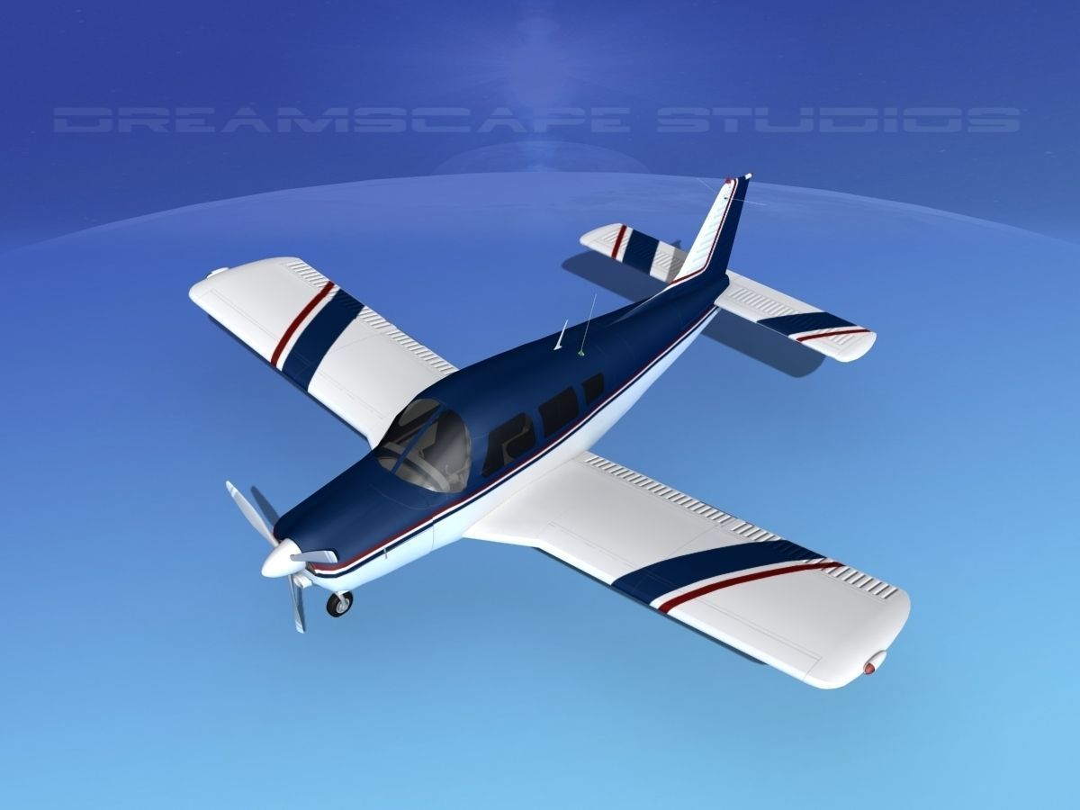 Piper Turbo Arrow 240 V13 3D model_10