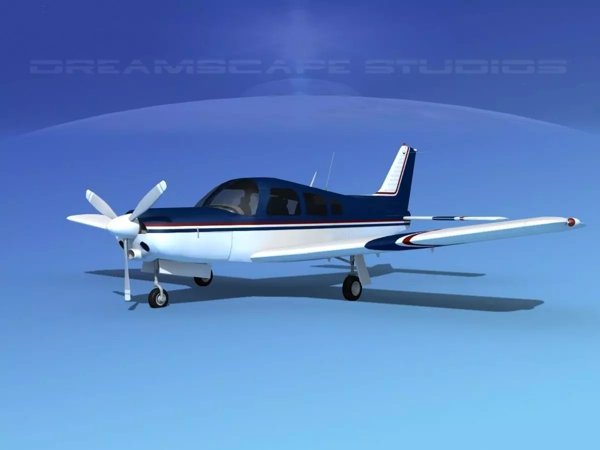 Piper Turbo Arrow 240 V13 3D model_0