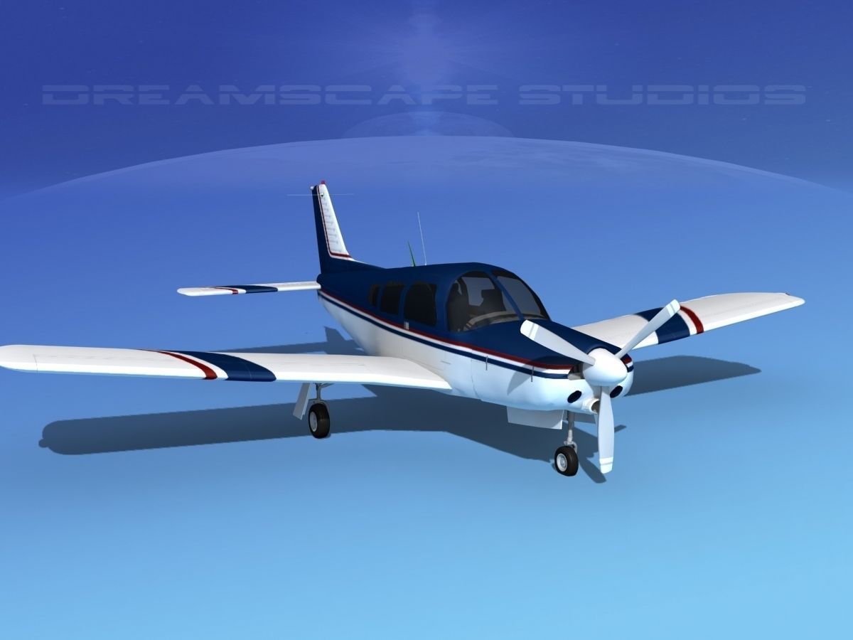 Piper Turbo Arrow 240 V13 3D model_2