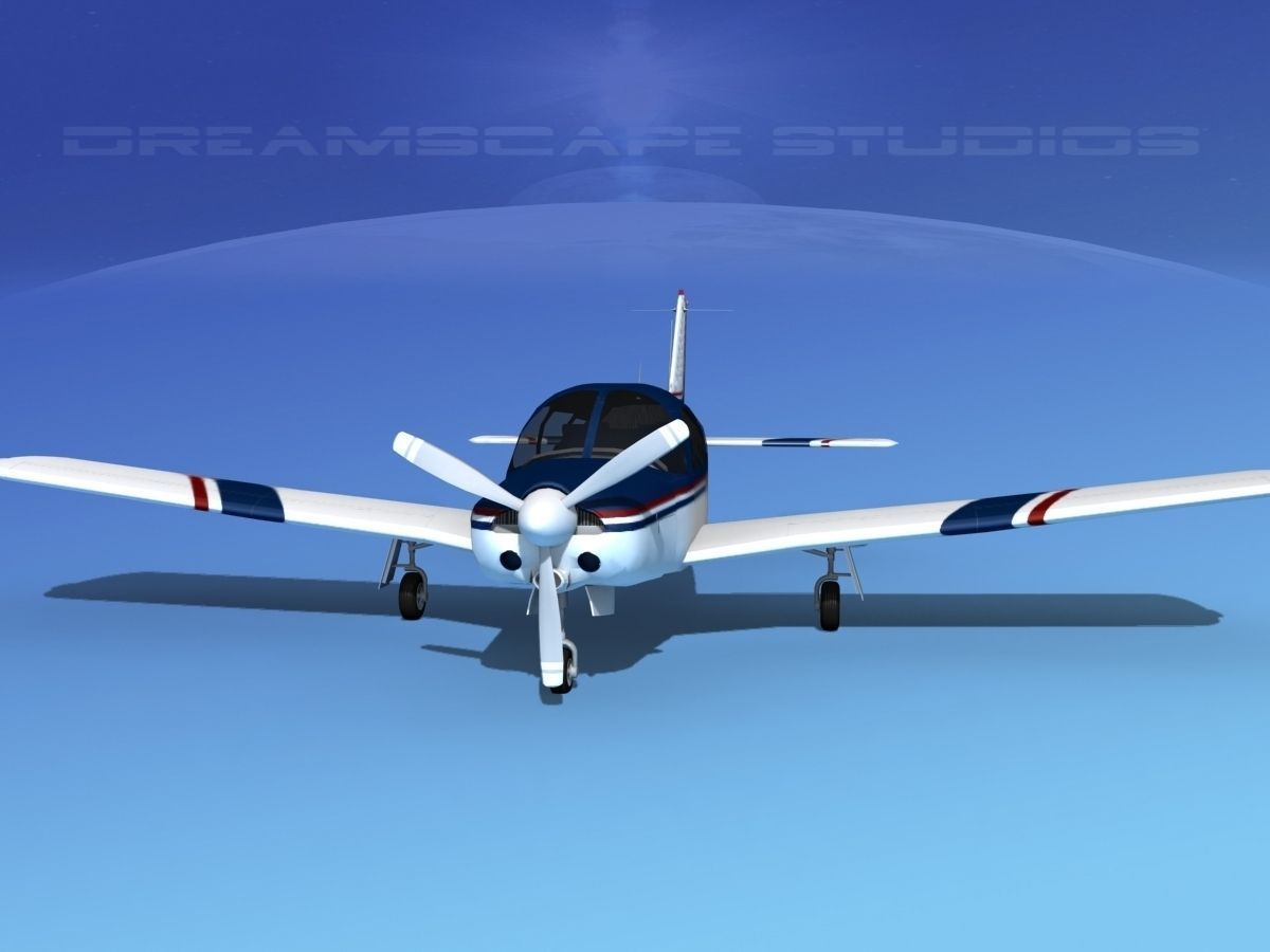 Piper Turbo Arrow 240 V13 3D model_1