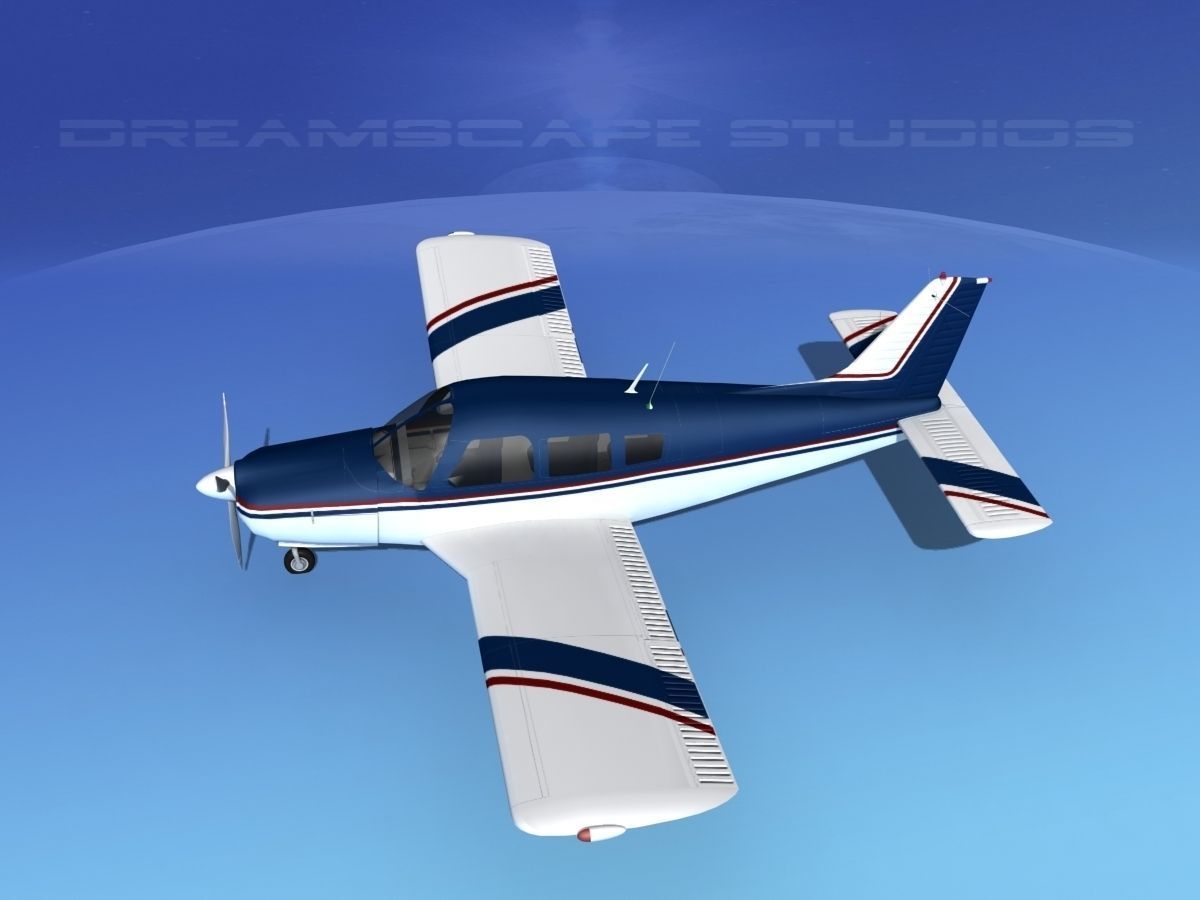 Piper Turbo Arrow 240 V13 3D model_9