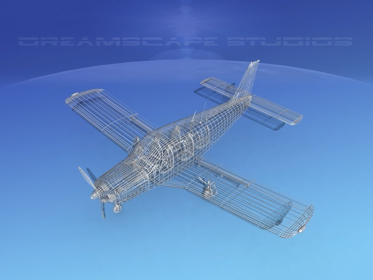 Piper Turbo Arrow 240 V13 3D model_15