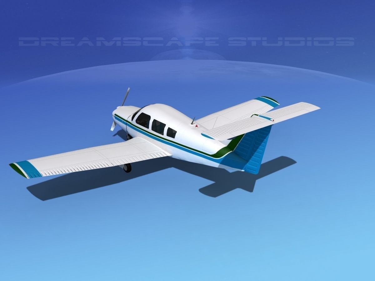 Piper Turbo Arrow III 3D model_7