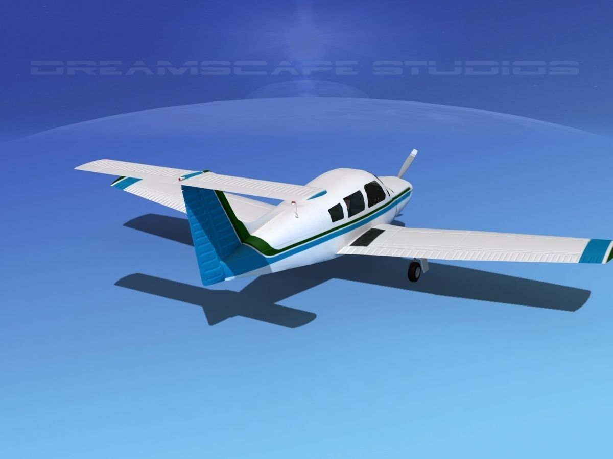 Piper Turbo Arrow III 3D model_5