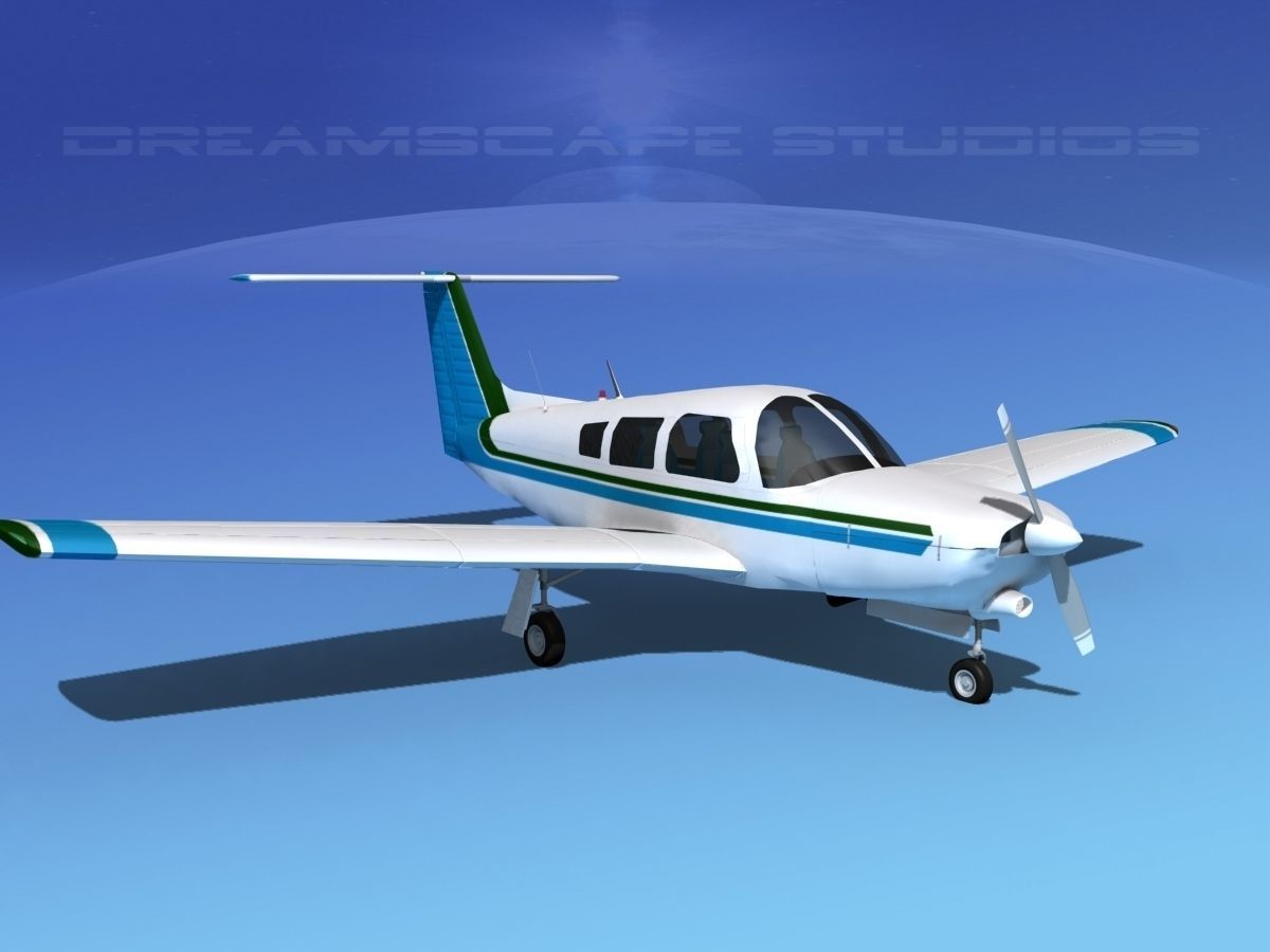 Piper Turbo Arrow III 3D model_2