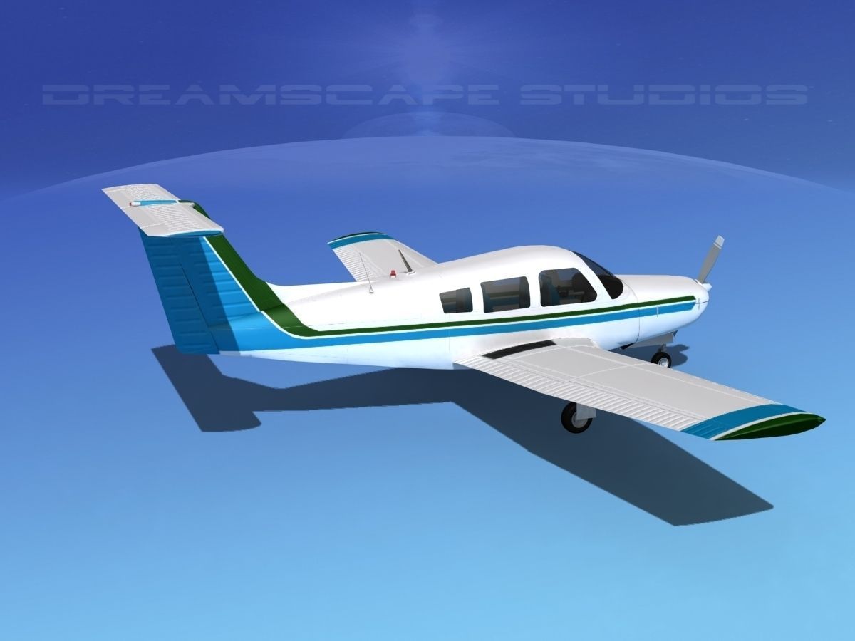Piper Turbo Arrow III 3D model_4