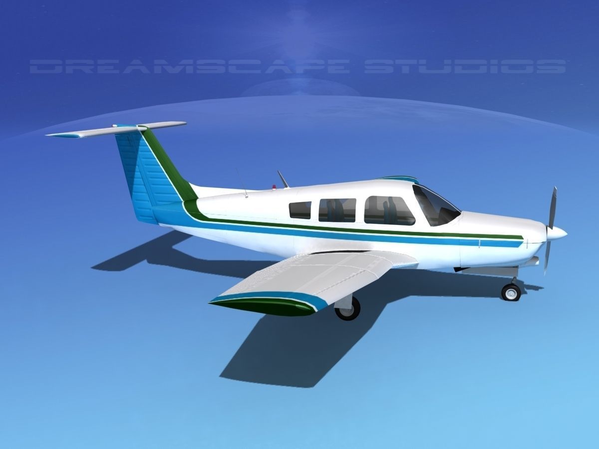 Piper Turbo Arrow III 3D model_3