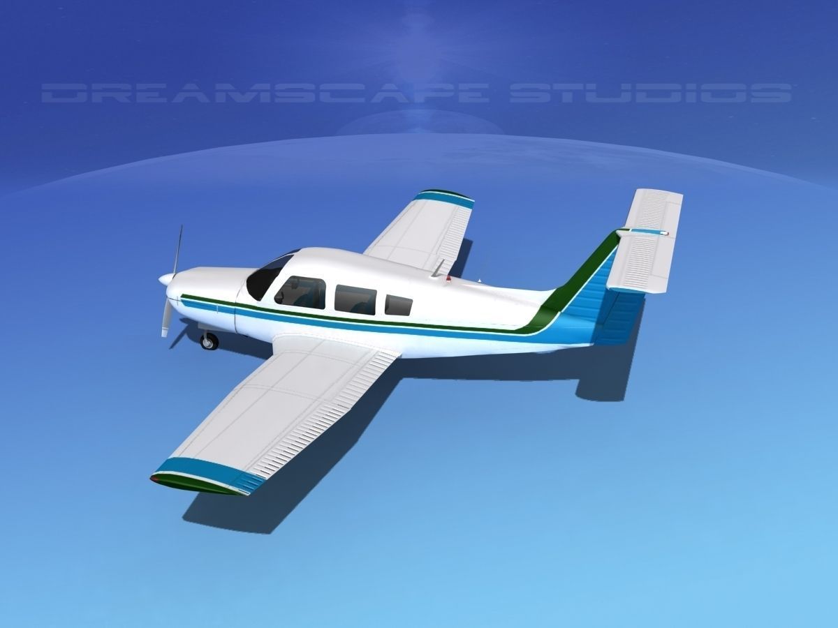Piper Turbo Arrow III 3D model_8