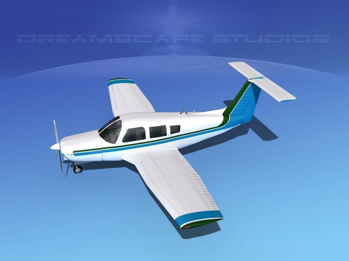 Piper Turbo Arrow III 3D model_10