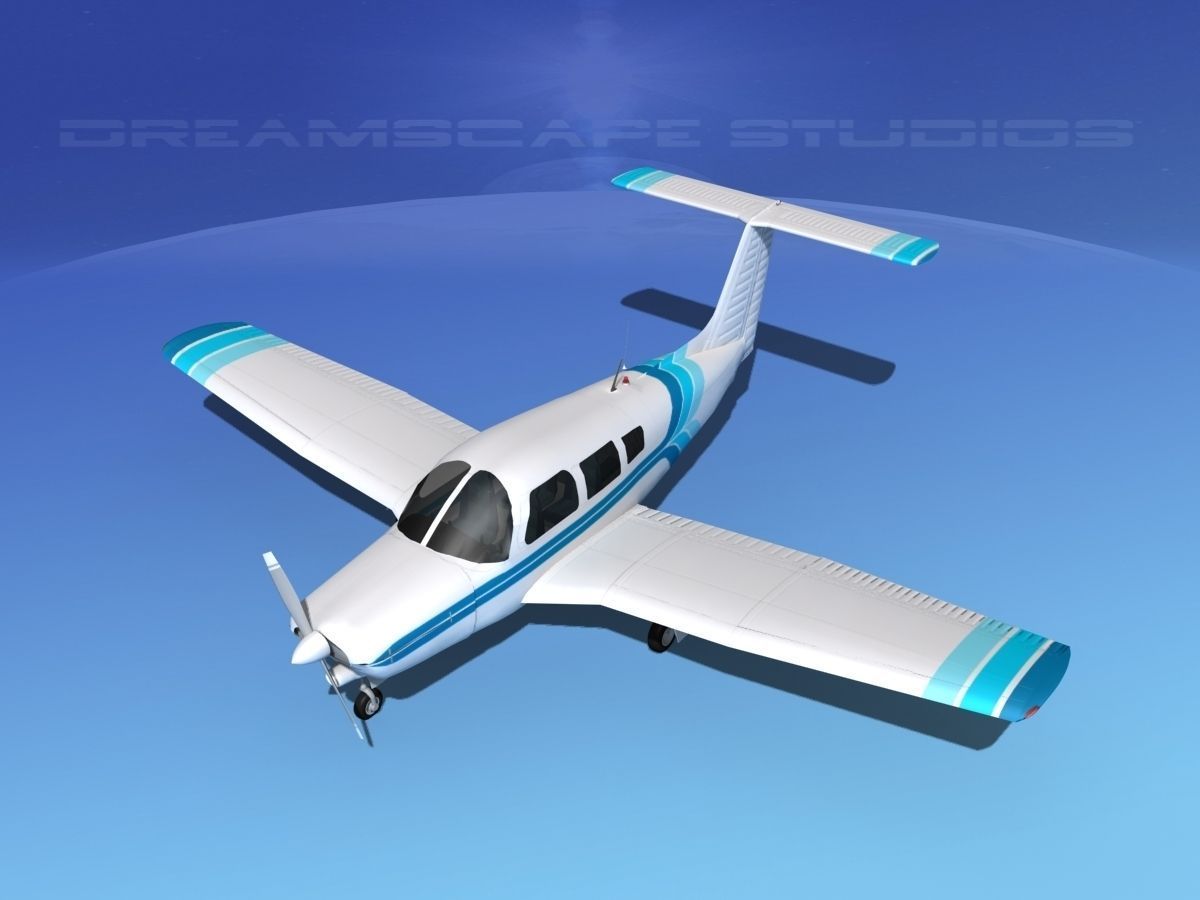 Piper Turbo Arrow III 3D model_10