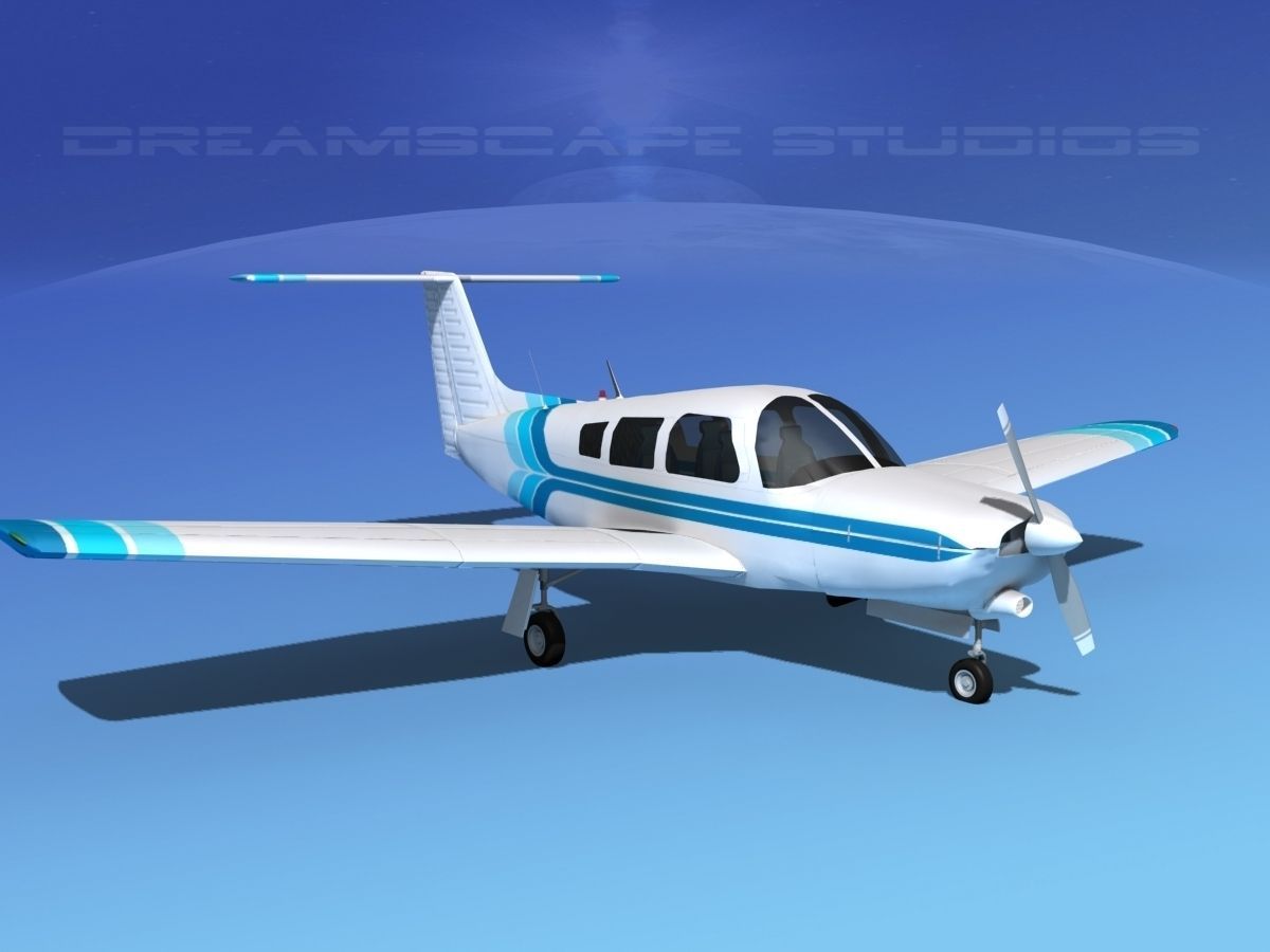 Piper Turbo Arrow III 3D model_2