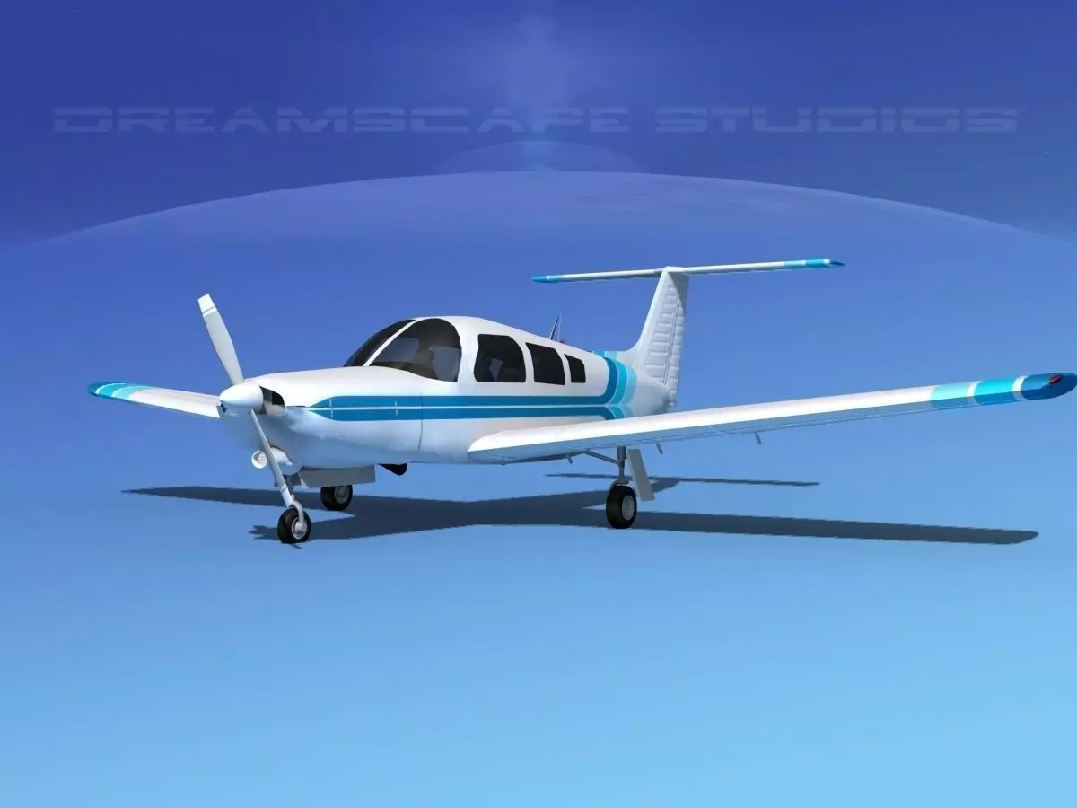 Piper Turbo Arrow III 3D model_0