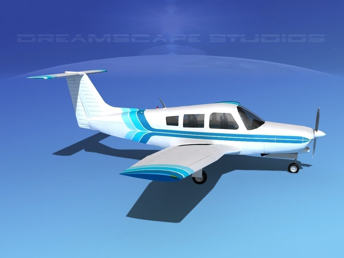 Piper Turbo Arrow III 3D model_3