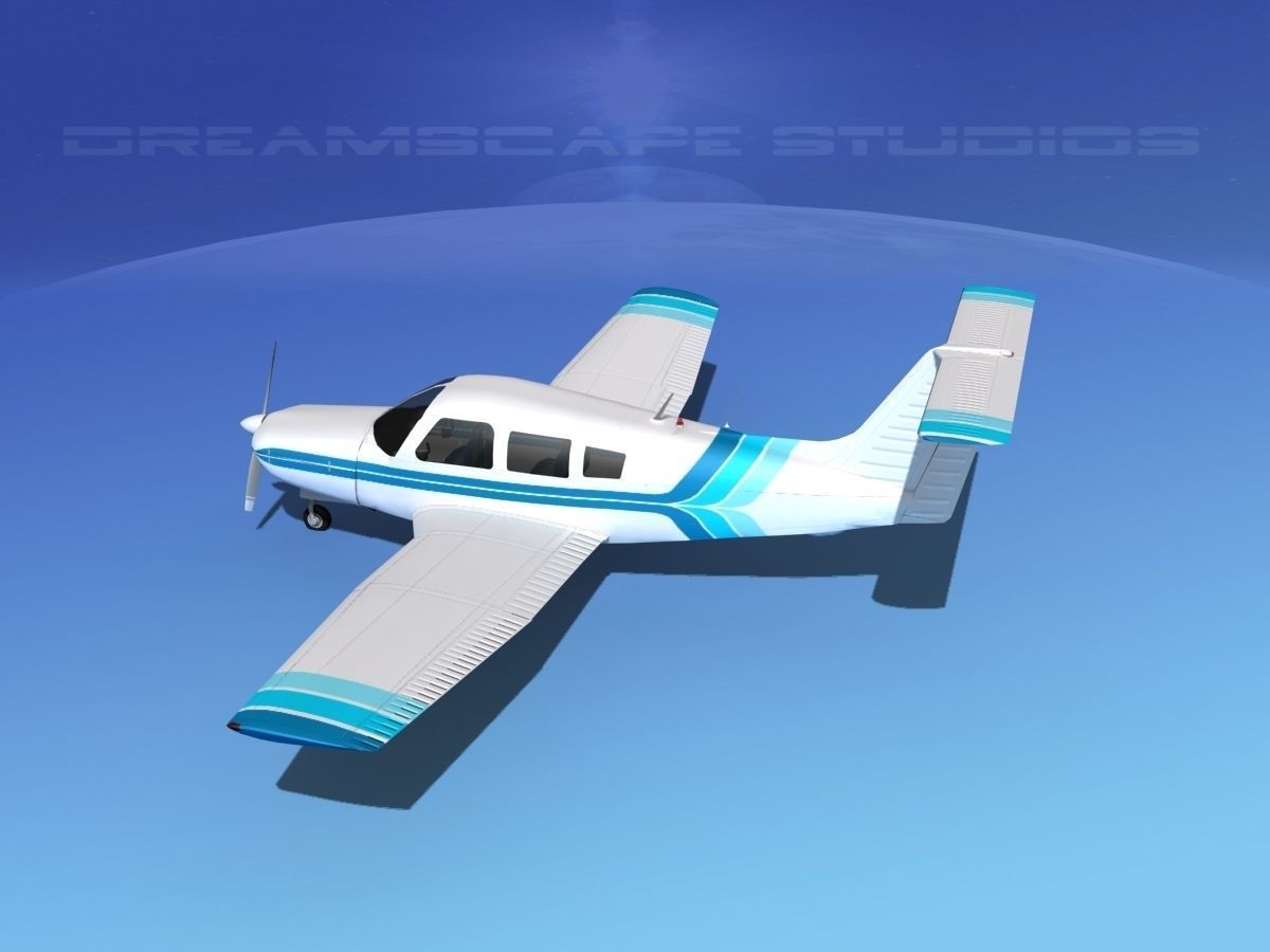 Piper Turbo Arrow III 3D model_8