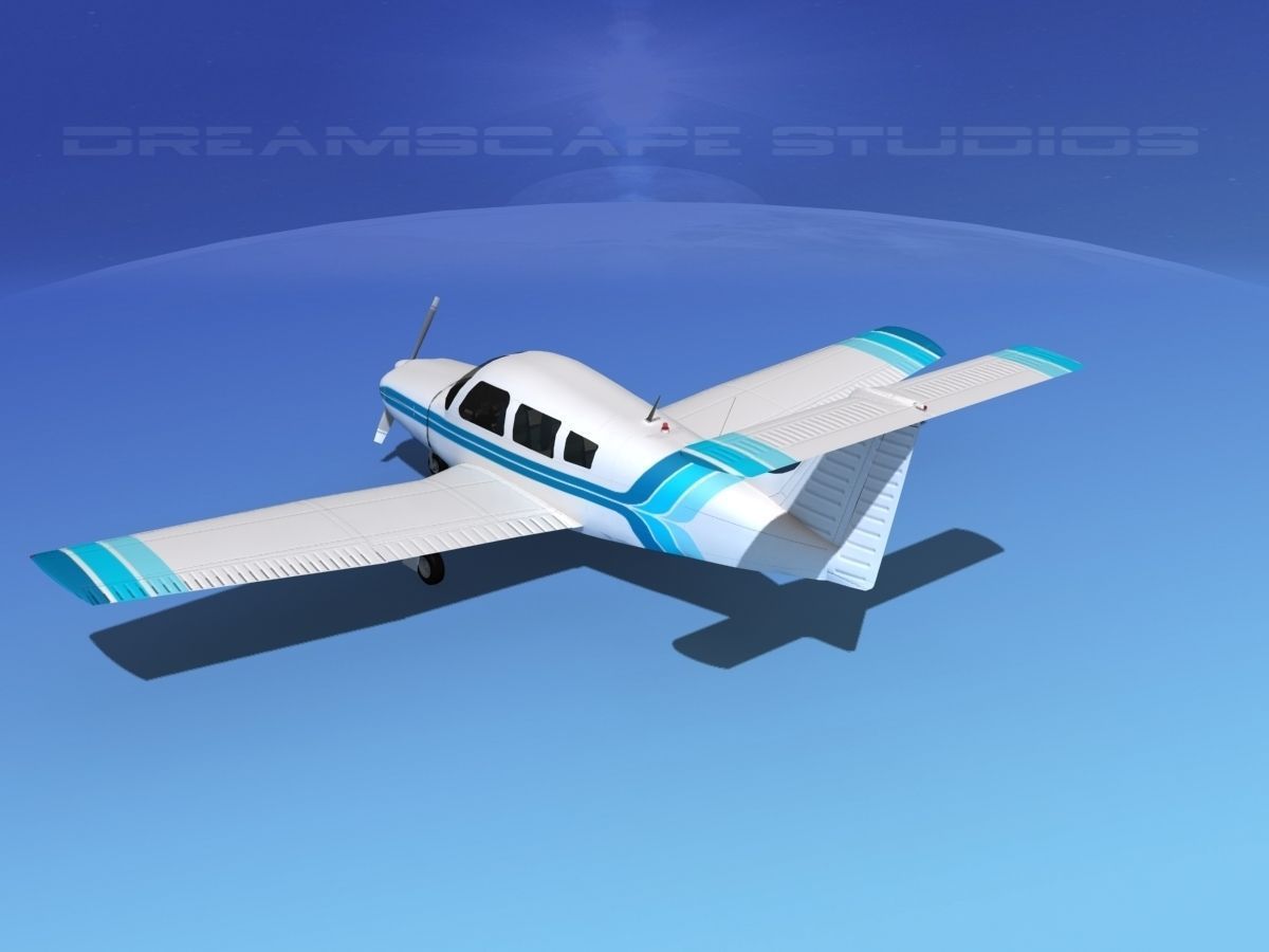 Piper Turbo Arrow III 3D model_7