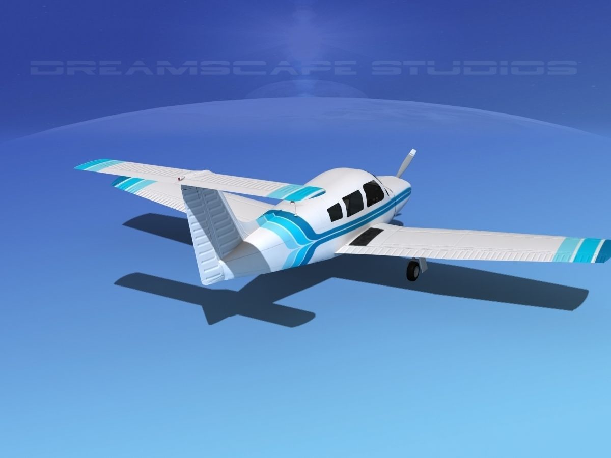 Piper Turbo Arrow III 3D model_5