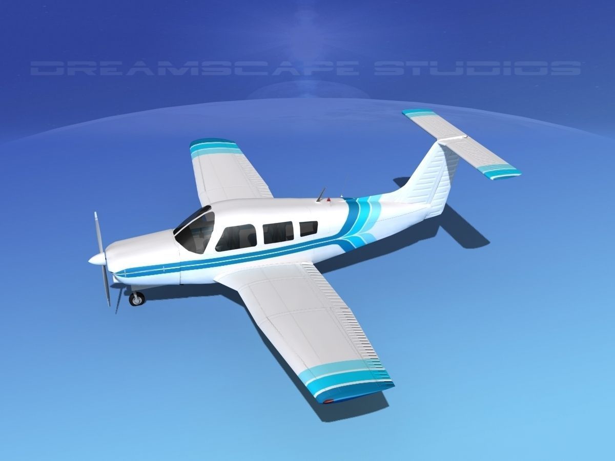 Piper Turbo Arrow III 3D model_9