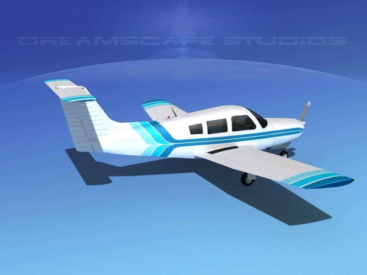 Piper Turbo Arrow III 3D model_4