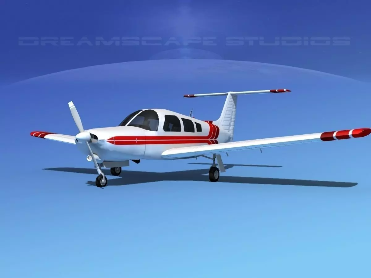 Piper Turbo Arrow III 3D model_0