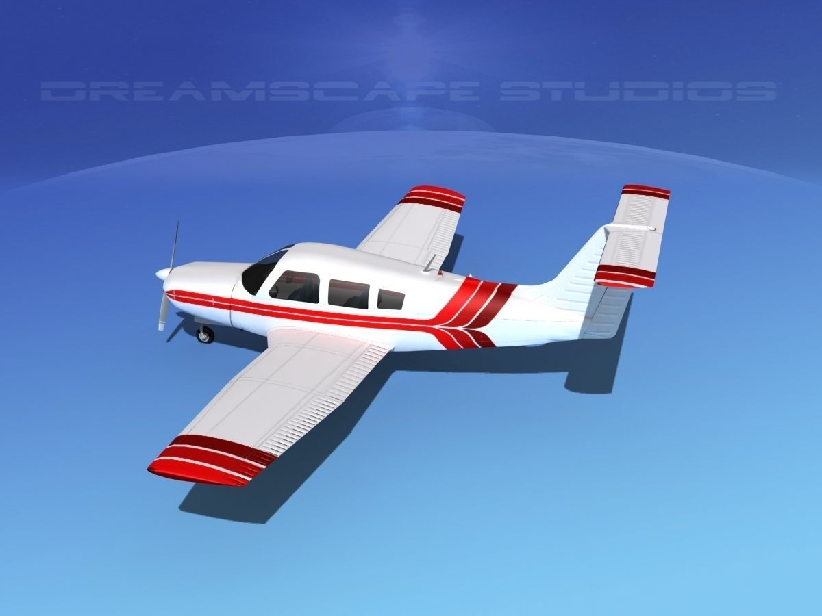 Piper Turbo Arrow III 3D model_8