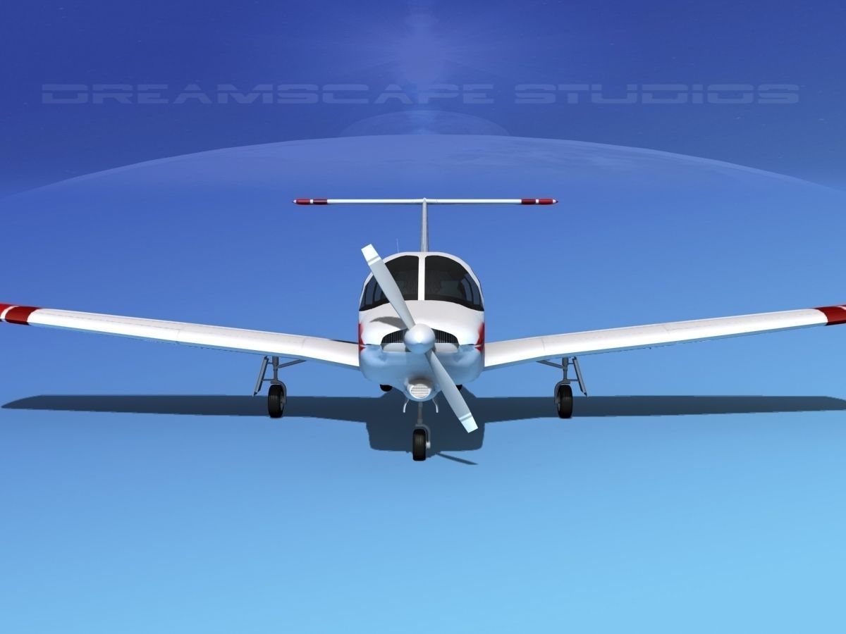 Piper Turbo Arrow III 3D model_1