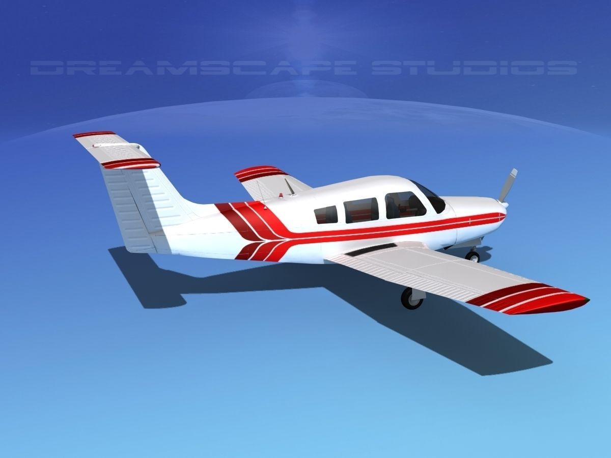 Piper Turbo Arrow III 3D model_4