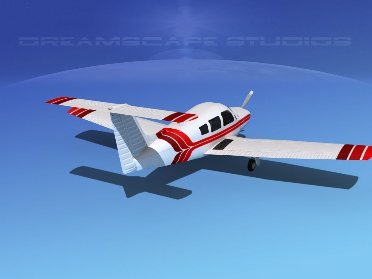 Piper Turbo Arrow III 3D model_5