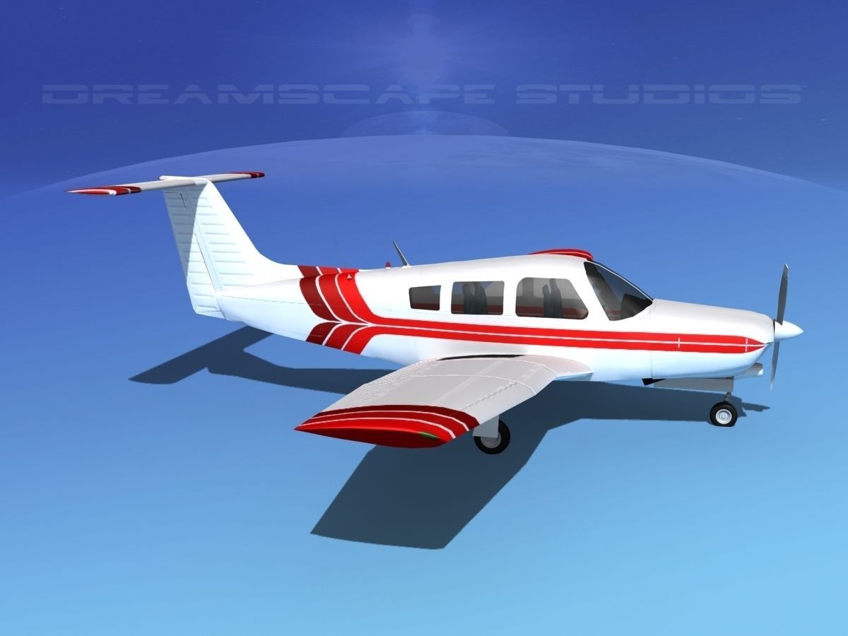 Piper Turbo Arrow III 3D model_3