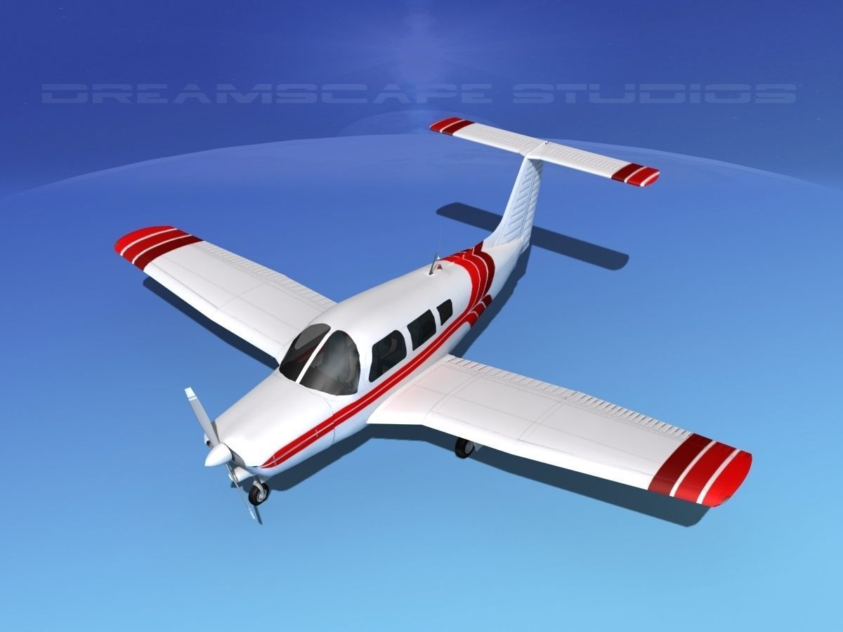 Piper Turbo Arrow III 3D model_10