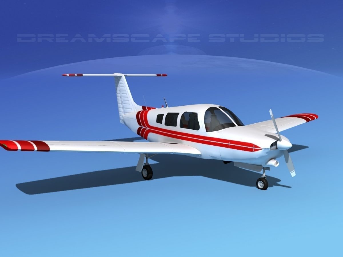 Piper Turbo Arrow III 3D model_2