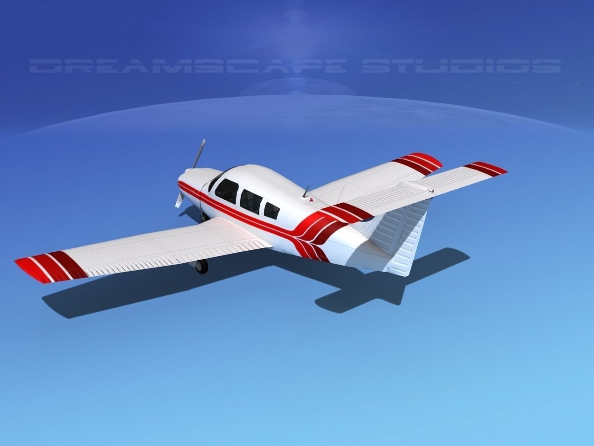 Piper Turbo Arrow III 3D model_7