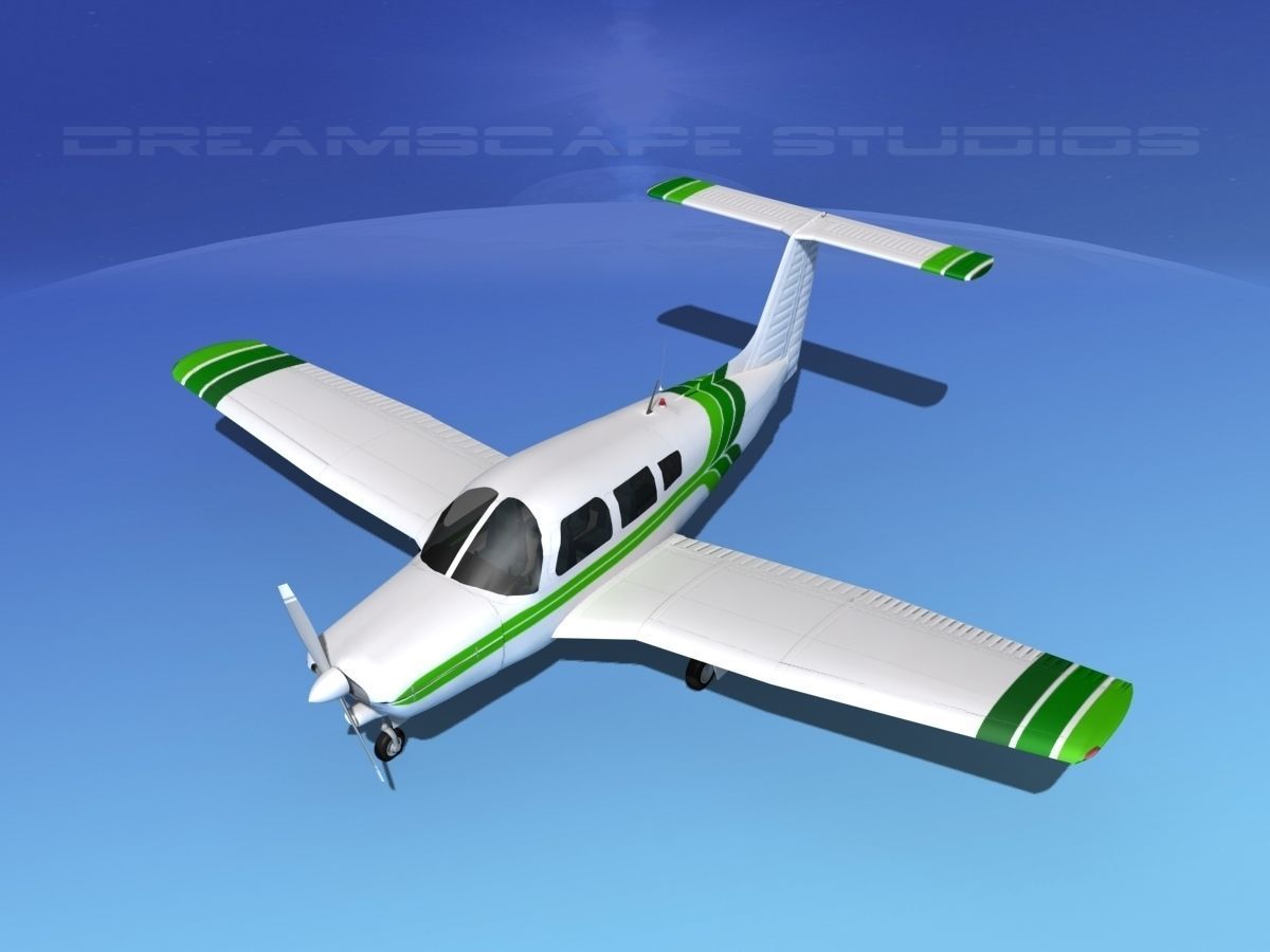 Piper Turbo Arrow III 3D model_10