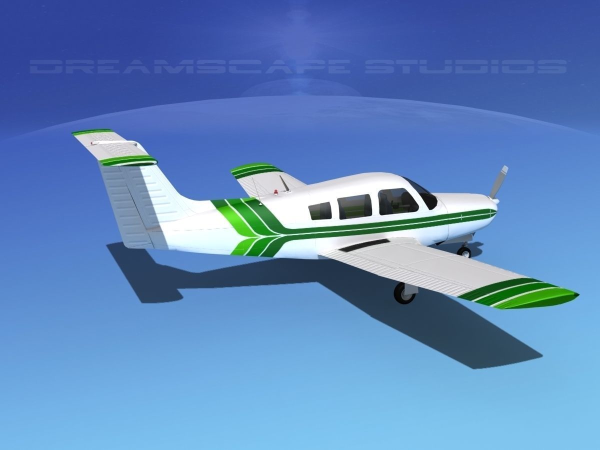 Piper Turbo Arrow III 3D model_4
