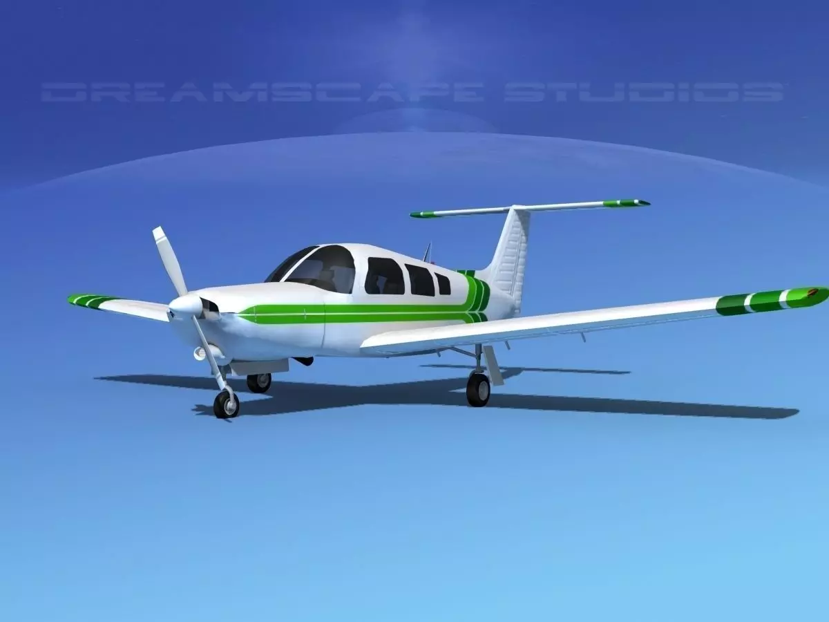 Piper Turbo Arrow III 3D model_0