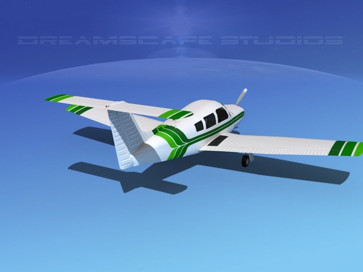Piper Turbo Arrow III 3D model_5