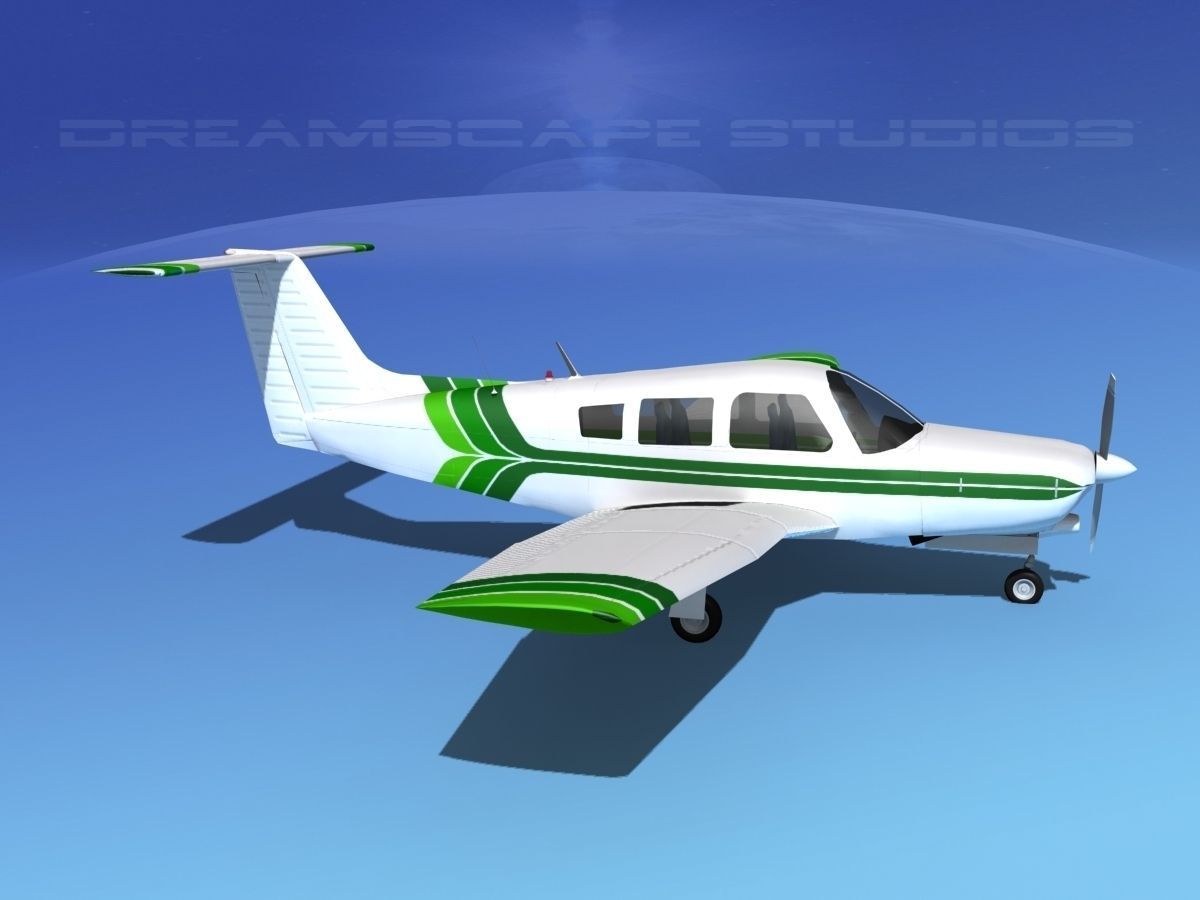 Piper Turbo Arrow III 3D model_3