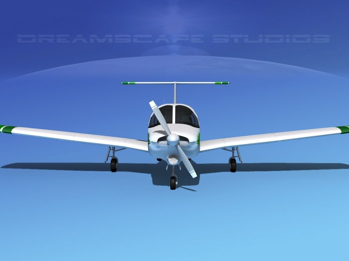 Piper Turbo Arrow III 3D model_1