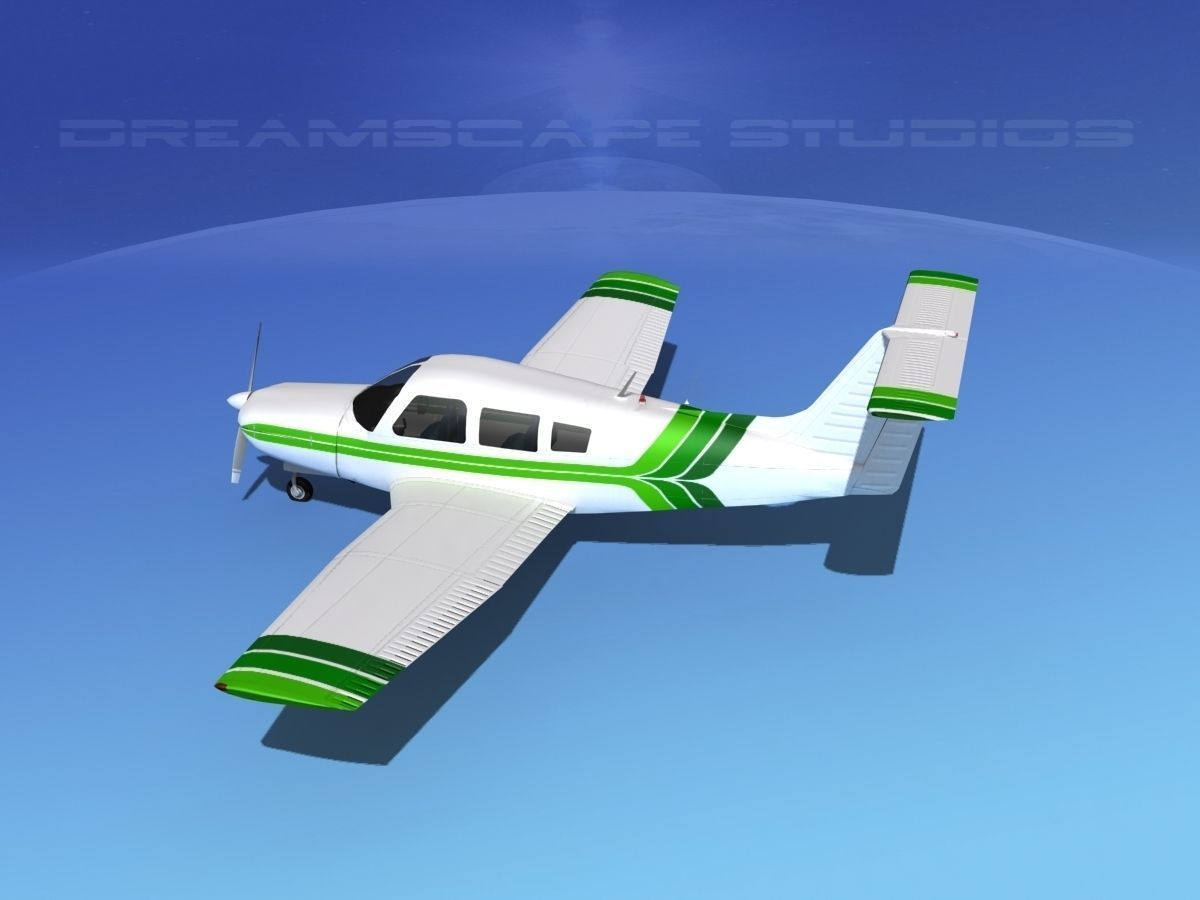 Piper Turbo Arrow III 3D model_8