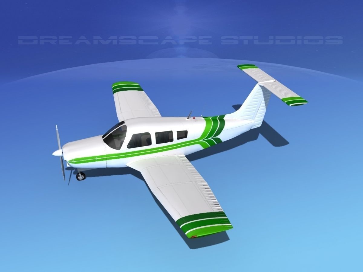 Piper Turbo Arrow III 3D model_9