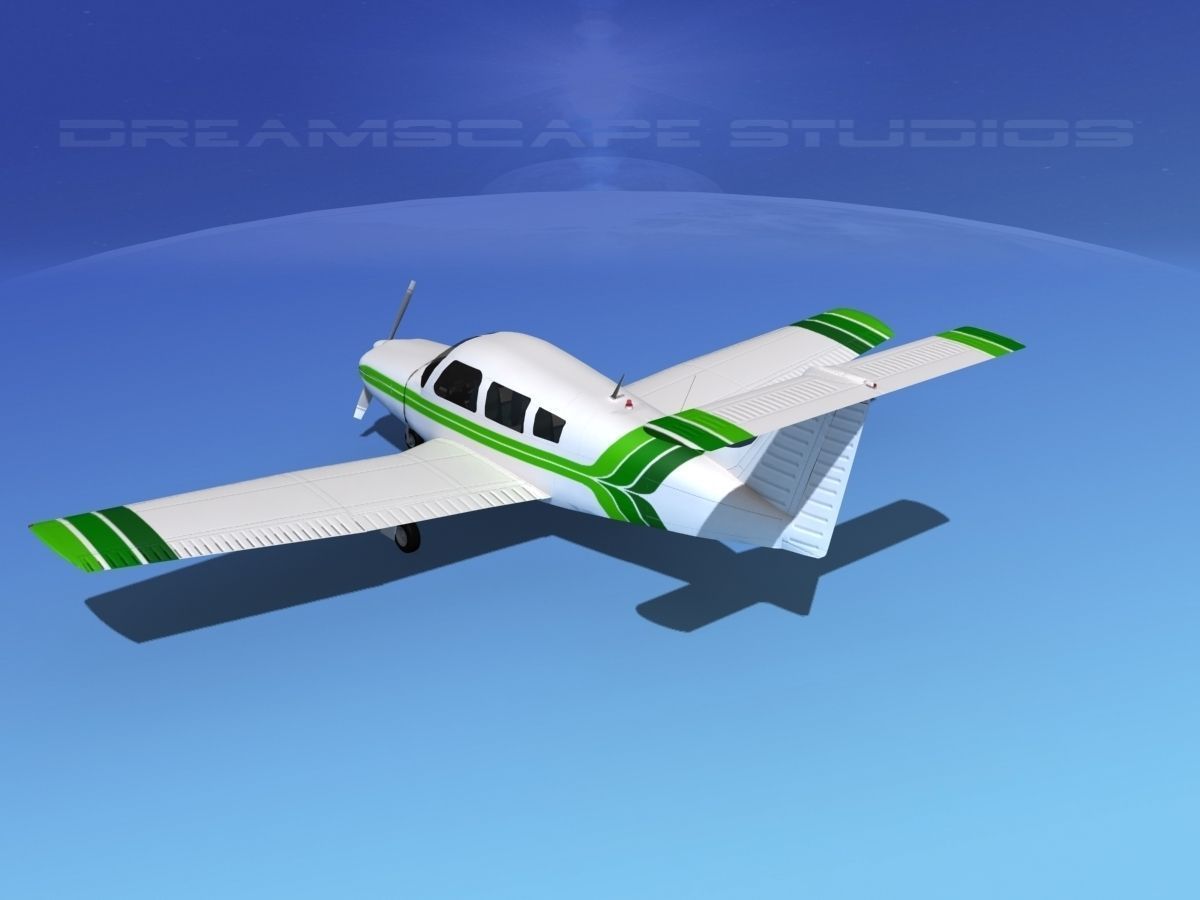 Piper Turbo Arrow III 3D model_7